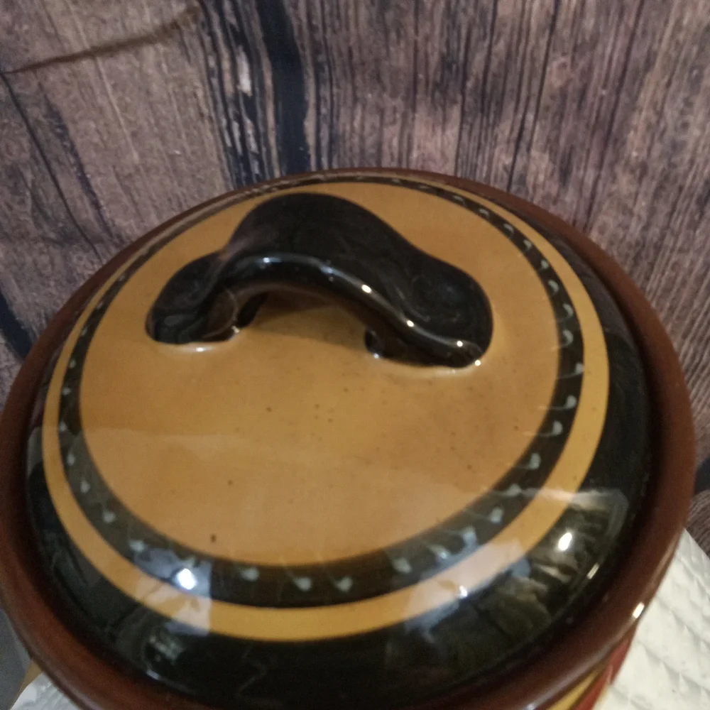 Sunflower Ceramic Jar with Lid